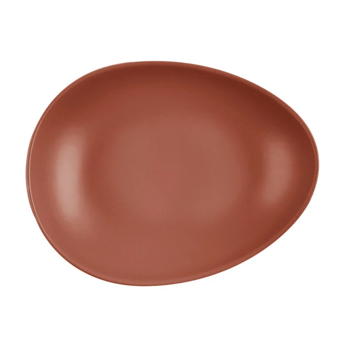 Plato Ovalado Coupe Drifstone Terracota 35 x 26 cm Contiene 12 Piezas